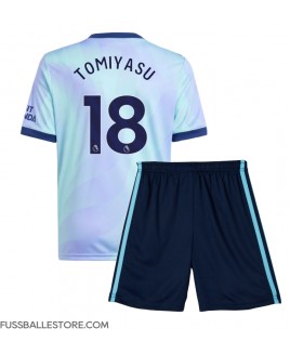 Günstige Arsenal Takehiro Tomiyasu #18 3rd trikot Kinder 2024-25 Kurzarm (+ Kurze Hosen)